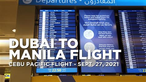 Cebu Pacific flights from Dubai to Manila (DXB .